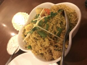 南インド料理　DAKSHIN(ダクシン) 八重洲店の「野菜・ビリヤニ」